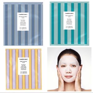 3 Comfort Zone sheet face mask bundle